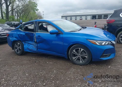 2022 Nissan Sentra Sv Xtronic Cvt из США, поврежденный, VIN 3N1AB8CV1NY314762